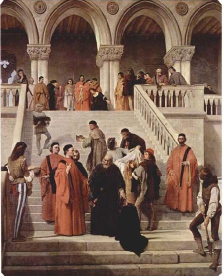 Francesco Hayez The Death of the Doge Marin Faliero France oil painting art